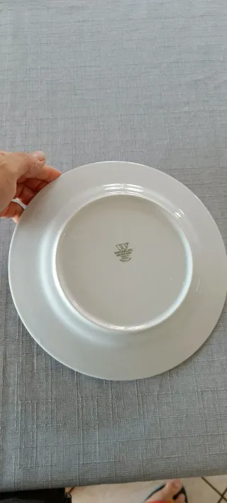 Servizio 18 piatti porcellana bianca Winterling