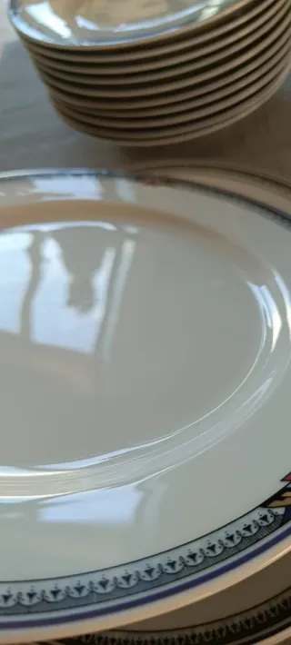 Servizio 18 piatti porcellana bianca Winterling