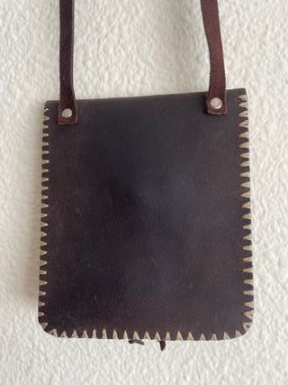 Bolso mini cuero asa regulable