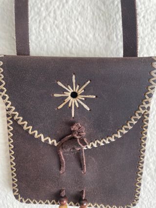 Bolso mini cuero asa regulable