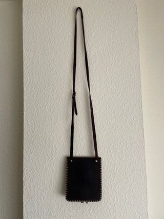 Bolso mini cuero asa regulable