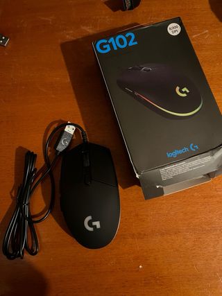 Ratón Gaming Logitech G102 Negro arGB