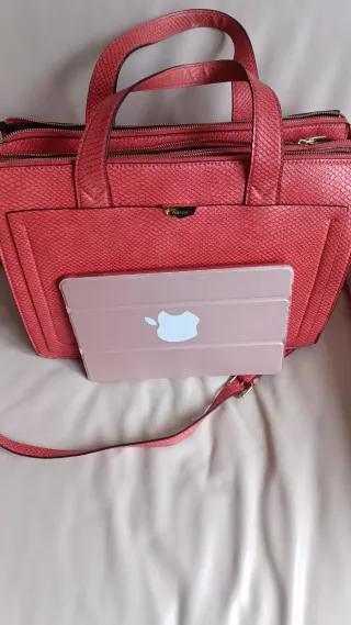 Bolso Cartera Parfois Rojo Piel Serpiente