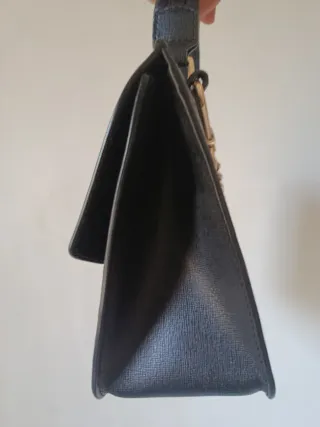 Borsa Furla Pelle Nera Oro