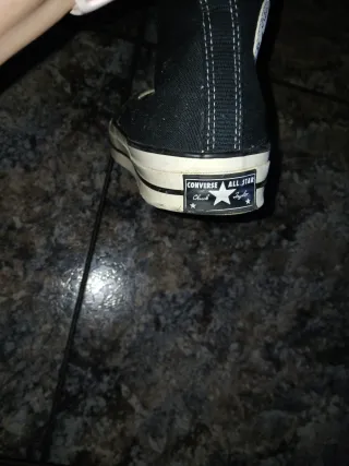 Converse All Star Negras Talla 38.5