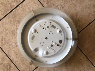 Plafoniera in vetro decorata Made in Italy