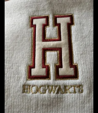 Bufanda Hogwarts Harry Potter Beige azul