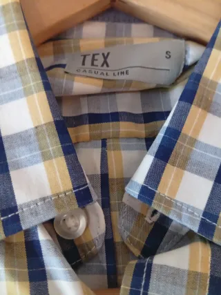 Camicia a quadri a maniche lunghe da uomo