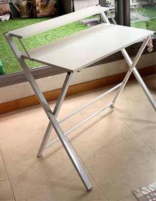 Mesa Escritorio Plegable Blanca