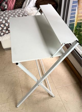 Mesa Escritorio Plegable Blanca