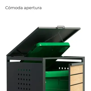 Cubierta para cubo de reciclaje Liam 68cm