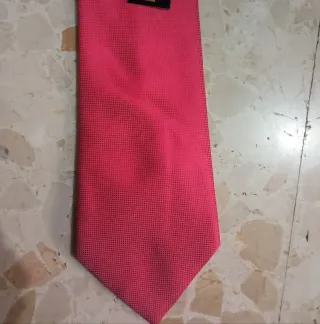 Corbata Visconti Roja Texturizada Nueva
