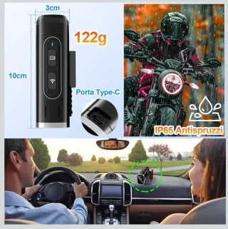 Action Cam 4K WiFi Doppia Lente - Nuova