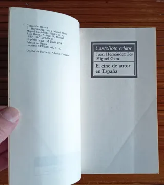 EL CINE DE AUTOR EN ESPAÑA. CINE ESPAÑOL.