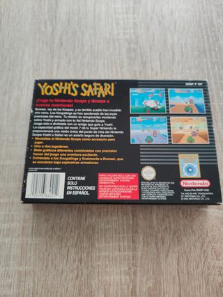 Yoshi's Safari SNES Super Nintendo