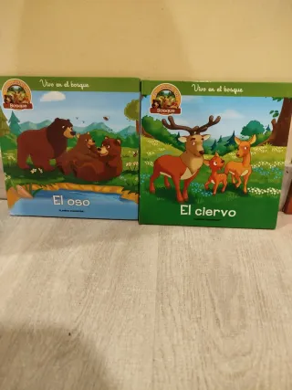 Libros vivo en el bosque