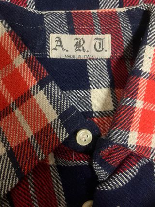Camicia Uomo Vintage Anni '70 Fantasia