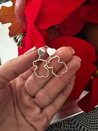Conjunto Tous Plata Corazón y Oso