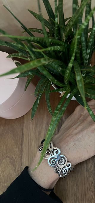 Pulsera Tous Plata y Cuero AUTÉNTICA