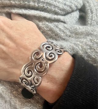 Pulsera Tous Plata y Cuero AUTÉNTICA