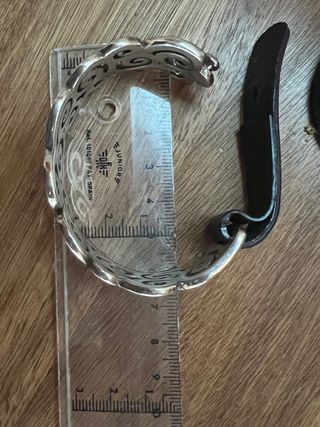 Pulsera Tous Plata y Cuero AUTÉNTICA