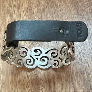 Pulsera Tous Plata y Cuero AUTÉNTICA
