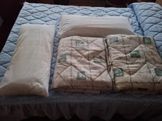 Edredones Beige y Verde