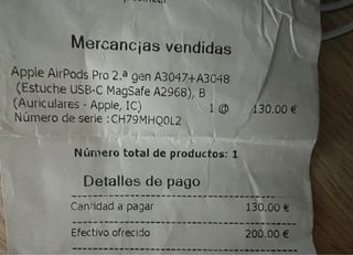 Airpods Pro 2 (2022) Blanco