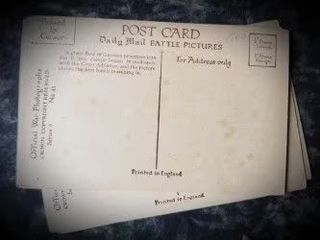 I Guerra Mundial postales Ej. Inglés con Escudo