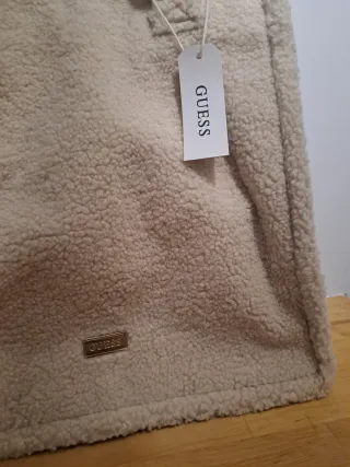Bolso Guess Beige Sherpa