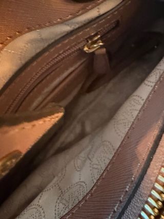 Bolso Michael Kors Rosa y Dorado