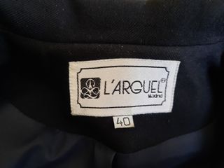 Chaqueta Negra Entallada Mujer T40 Vintage