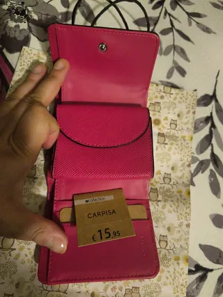 Portafogli donna rosso nuovo