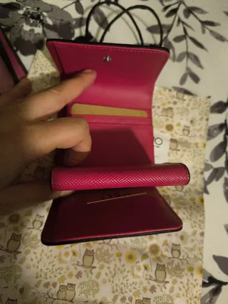 Portafogli donna rosso nuovo