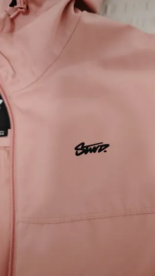 Cortavientos Stussy Rosa