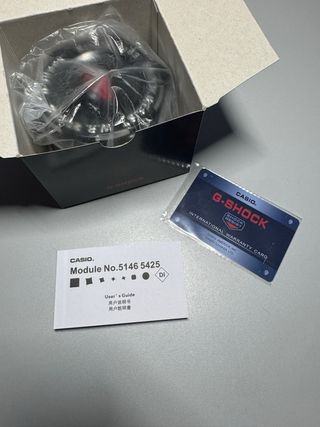 Reloj Casio G-Shock Negro y Plateado