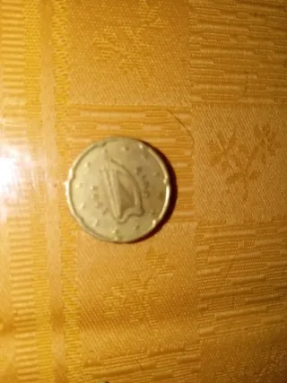 Moneda 20 céntimos Irlanda rara de encontrar