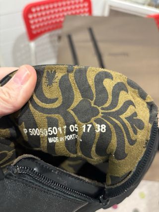 Botines Fly London Talla 38 Negros