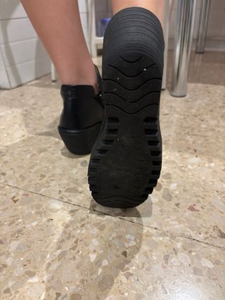 Botines Fly London Talla 38 Negros