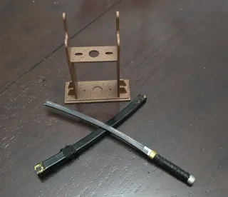 Espada Samurai 1:6 y Expositor