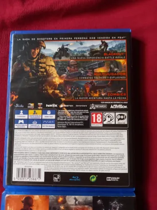 Call of Duty Black Ops y WW2 PS4