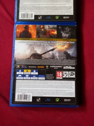 Call of Duty Black Ops y WW2 PS4