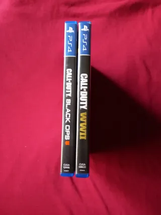 Call of Duty Black Ops y WW2 PS4