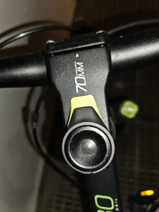 Bicicleta Rockrider ST530 Negra/Amarilla