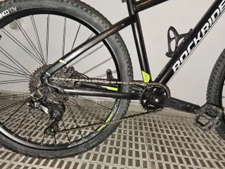 Bicicleta Rockrider ST530 Negra/Amarilla