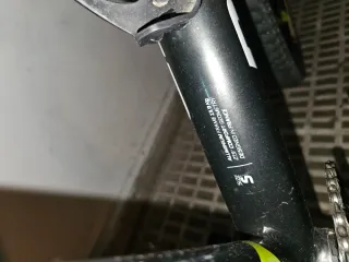 Bicicleta Rockrider ST530 Negra/Amarilla