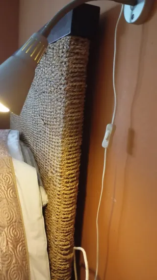 Cabecero y Largueros Ratán Cama