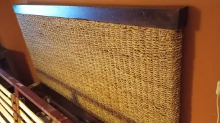 Cabecero y Largueros Ratán Cama