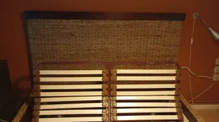 Cabecero y Largueros Ratán Cama