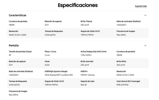 Monitor Samsung Odyssey OLED G9 G95SC